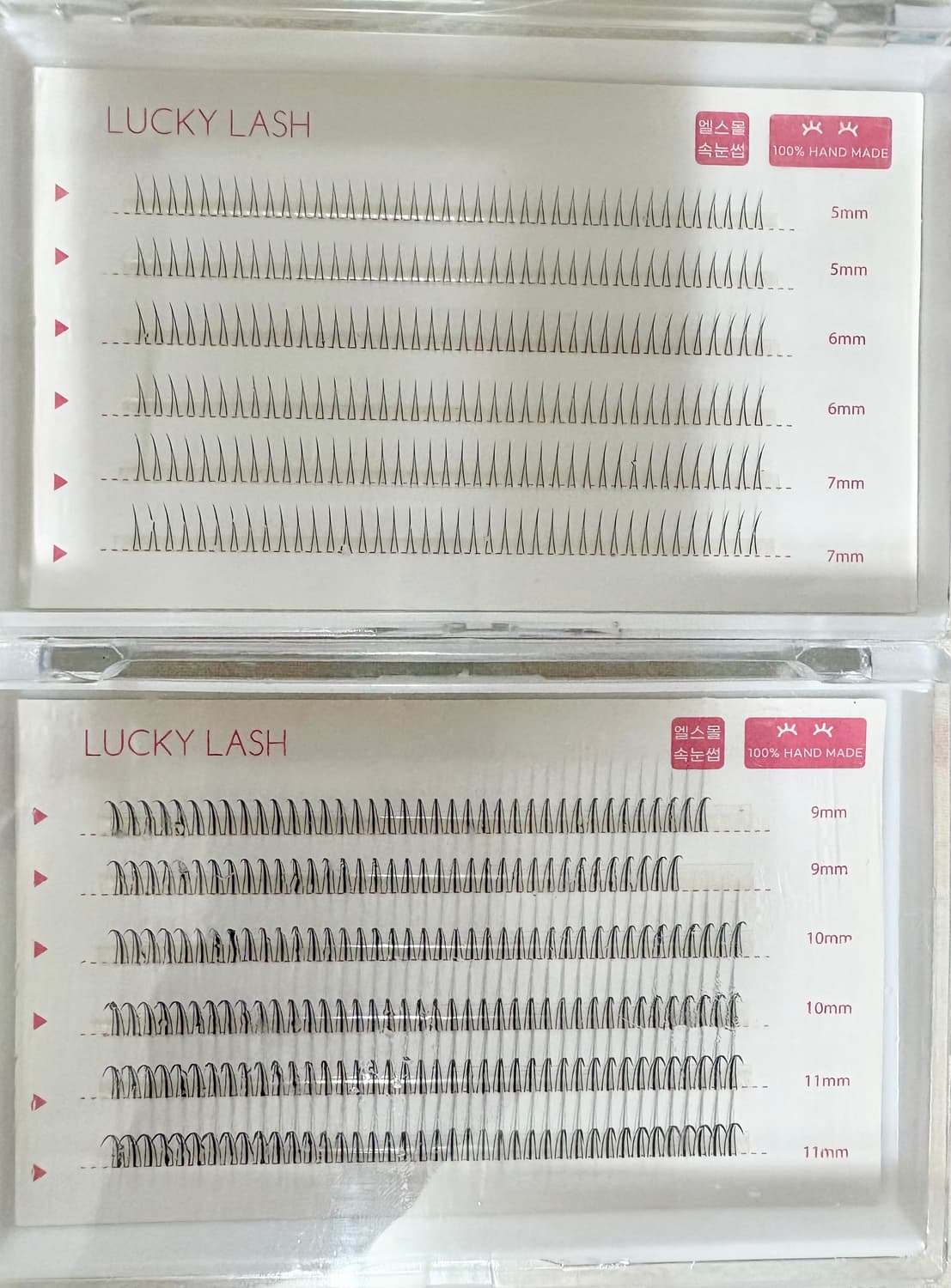 LUCKY LASH 속눈썹 5mm~11mm 세트 상품이미지1