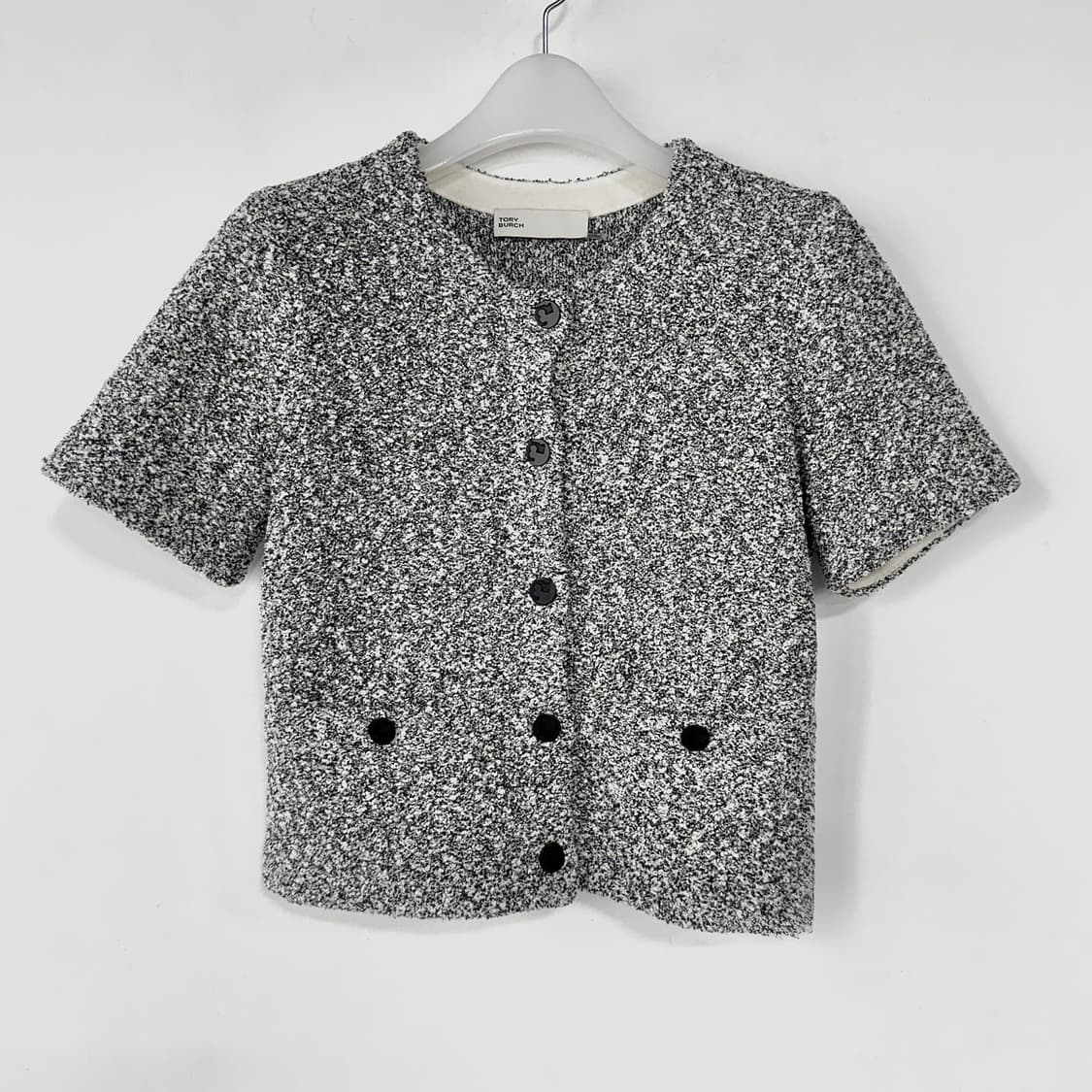토리버치 25 트위드 버튼 가디건 상품이미지3