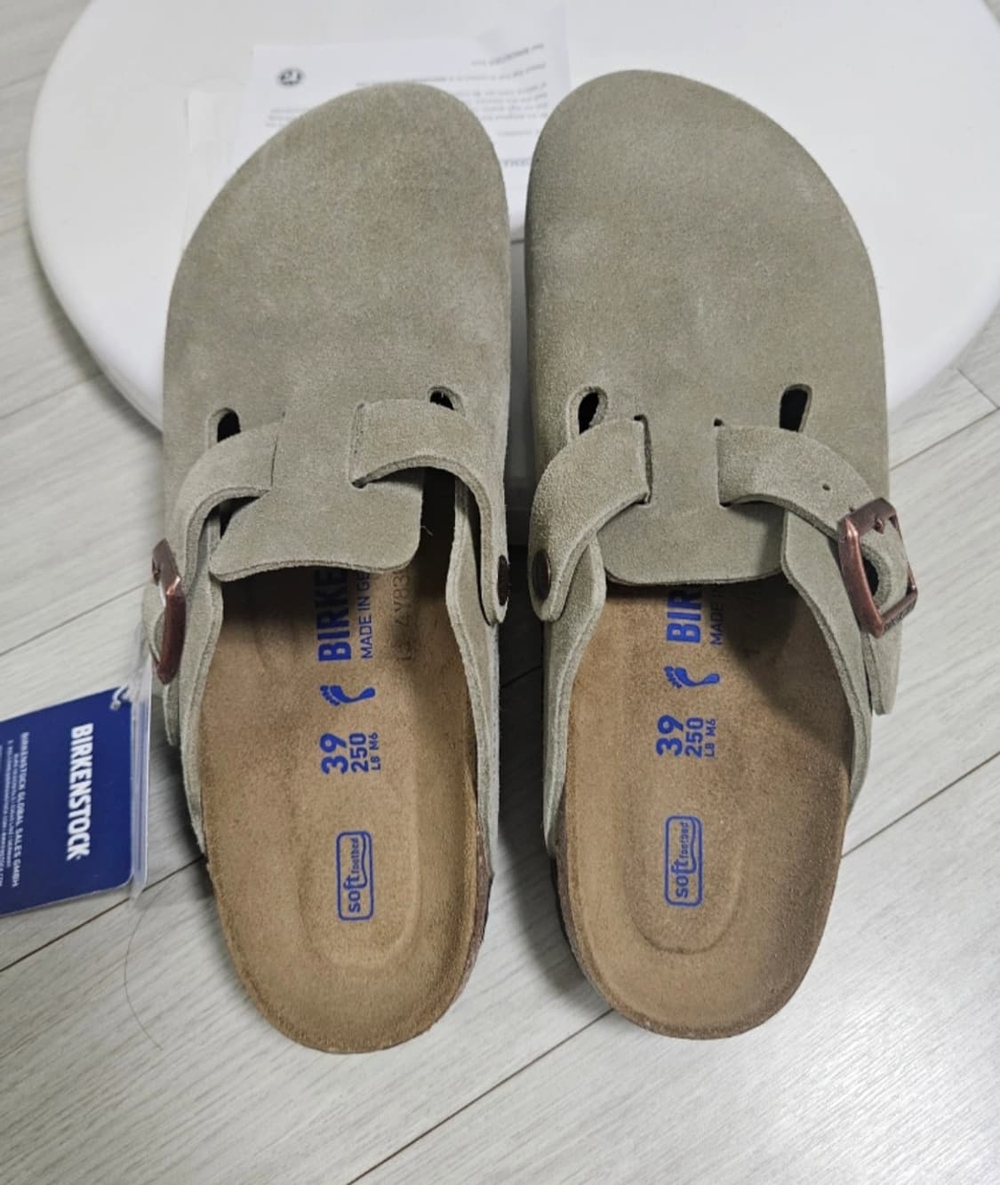 버켄스탁 보스턴 스웨이드 250m  새상품 상품이미지1