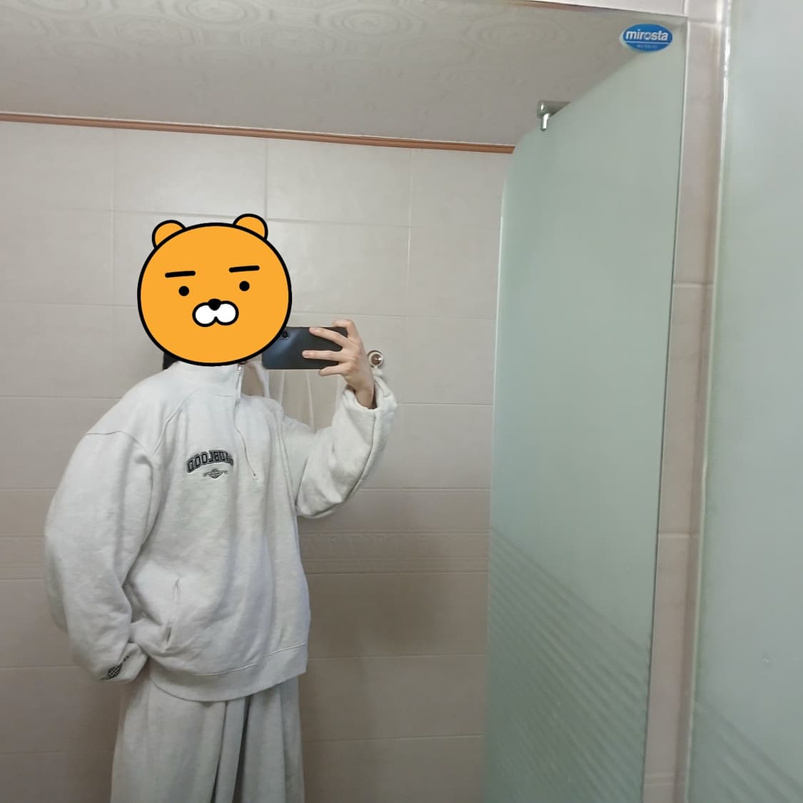 배드블러드 베드블러드 백로고 반집업 맨투맨 상품이미지9