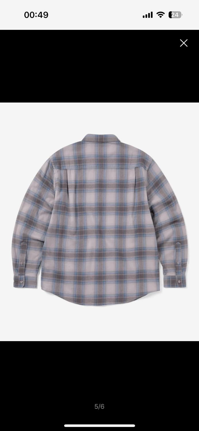 디스이즈네버댓 Shadow Plaid Flannel Shirt  상품이미지2