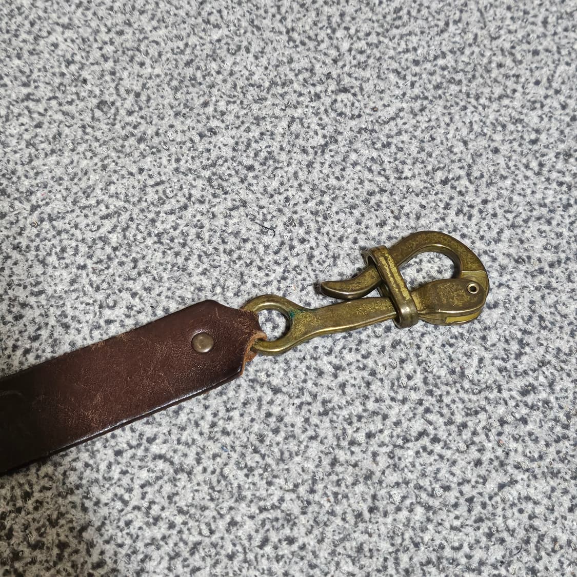 가죽 퀵릴리즈 벨트 브라운  상품이미지4