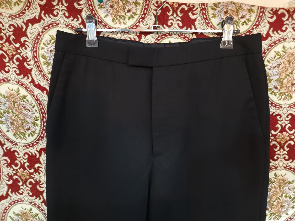 라프시몬스 울 캐시미어 블랙 슬랙스 팬츠

 상품이미지2