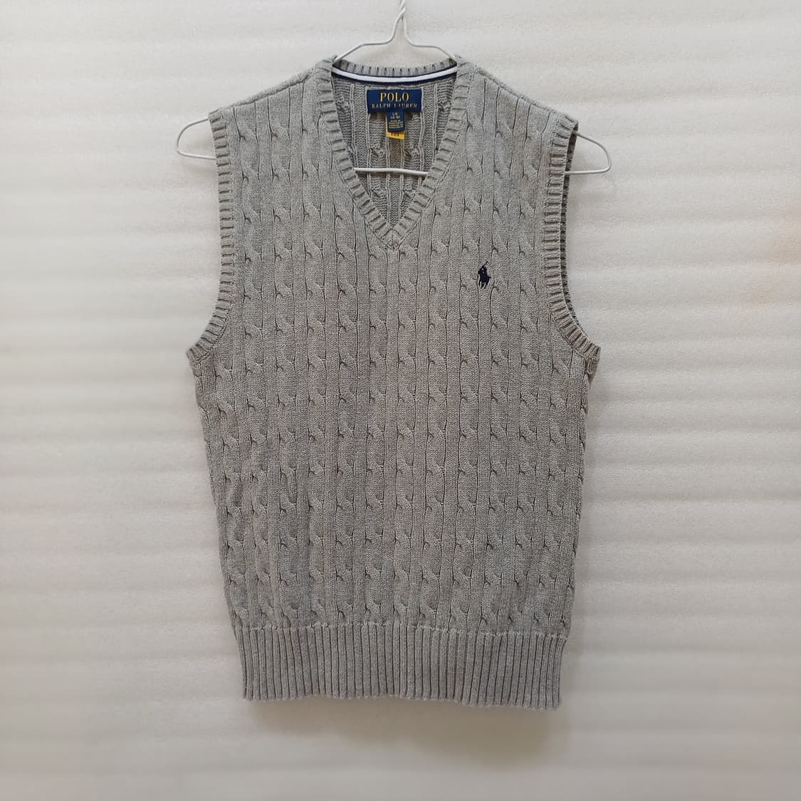 정품 폴로 랄프로렌 꽈배기 니트 조끼 아동 L 여성 XS 사랑봉봉 상품이미지1