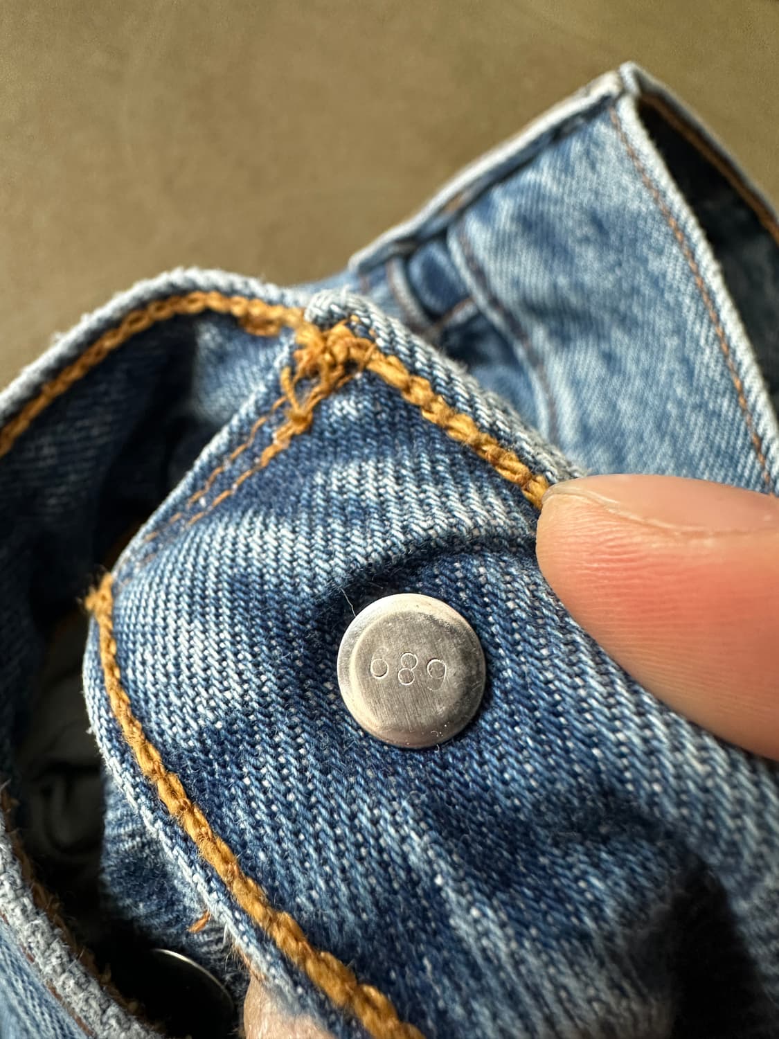 00s Levi’s 501 오리지널 데님 팬츠 w29 상품이미지5