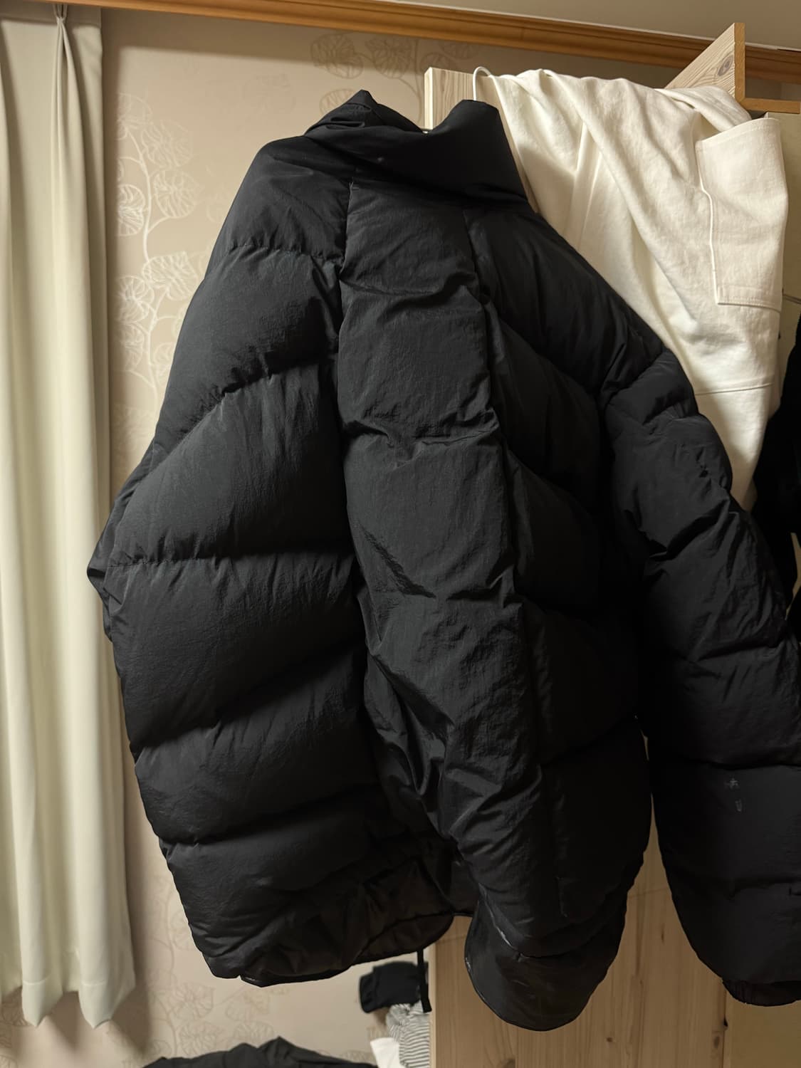 언어펙티드 레이어드 패딩 블랙 m 상품이미지2