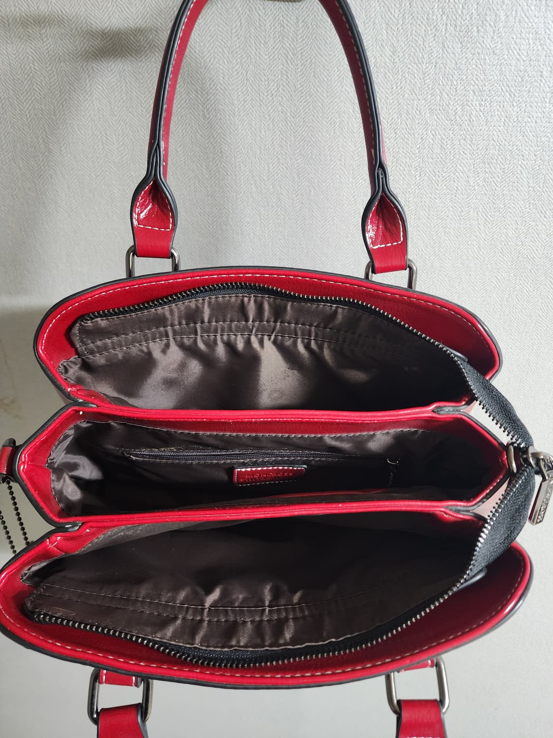 몽크로스 스위스 레드 토트백 상품이미지4