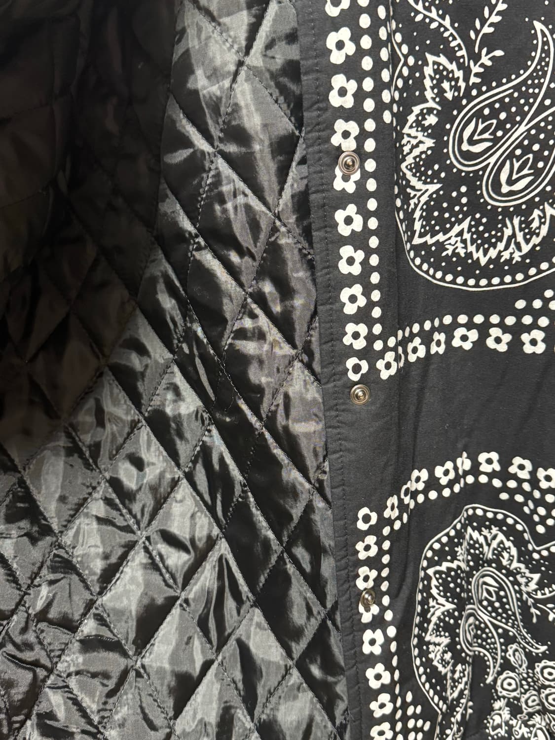 free) 투머치토커 페이즐리 누빔 패딩 점퍼 상품이미지10