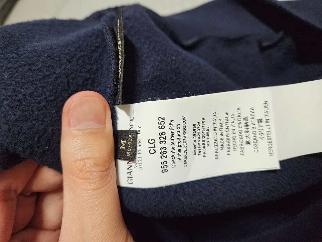 KITH x VERSACE / 키스 x 베르사체 맨투맨 네이비 상품이미지4
