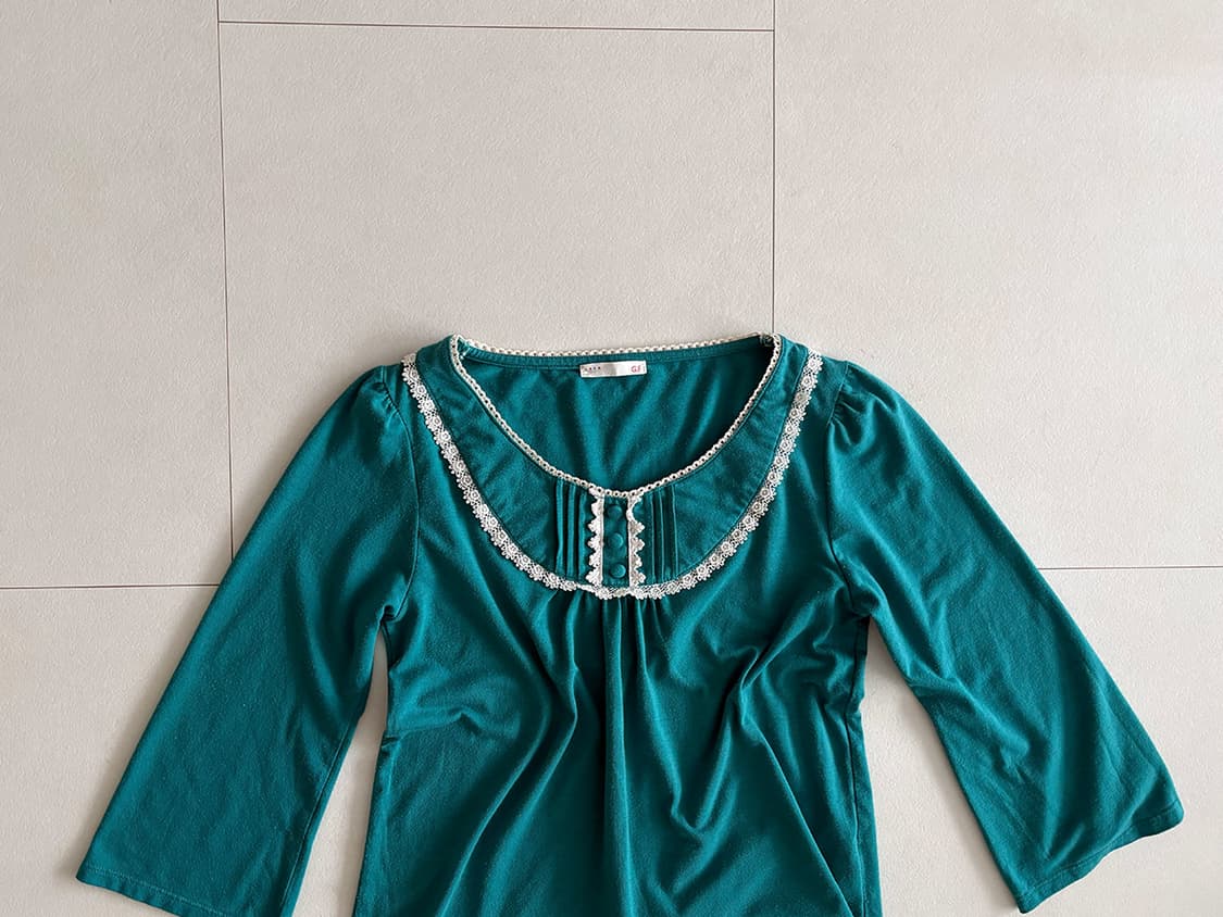 lace collar tee 상품이미지2