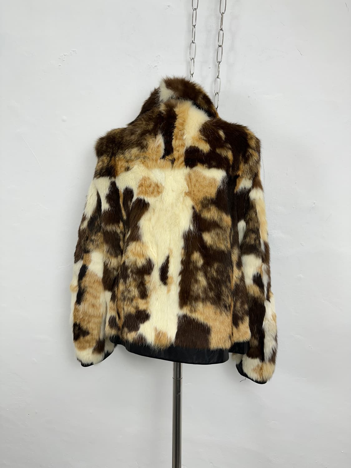 Fox Fur & Lambskin Panel Jacket 상품이미지2