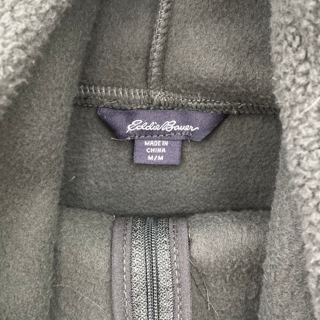 에디바우어 플리스 반집업 후드티 r2923   상품이미지5