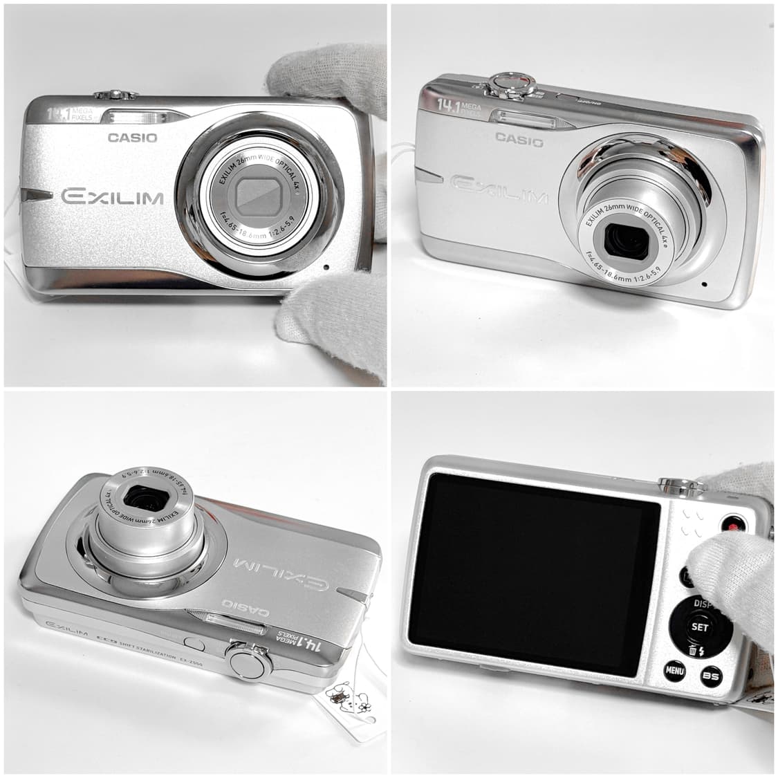 카시오 엑슬림 Z550 실버 빈티지디카 상품이미지2