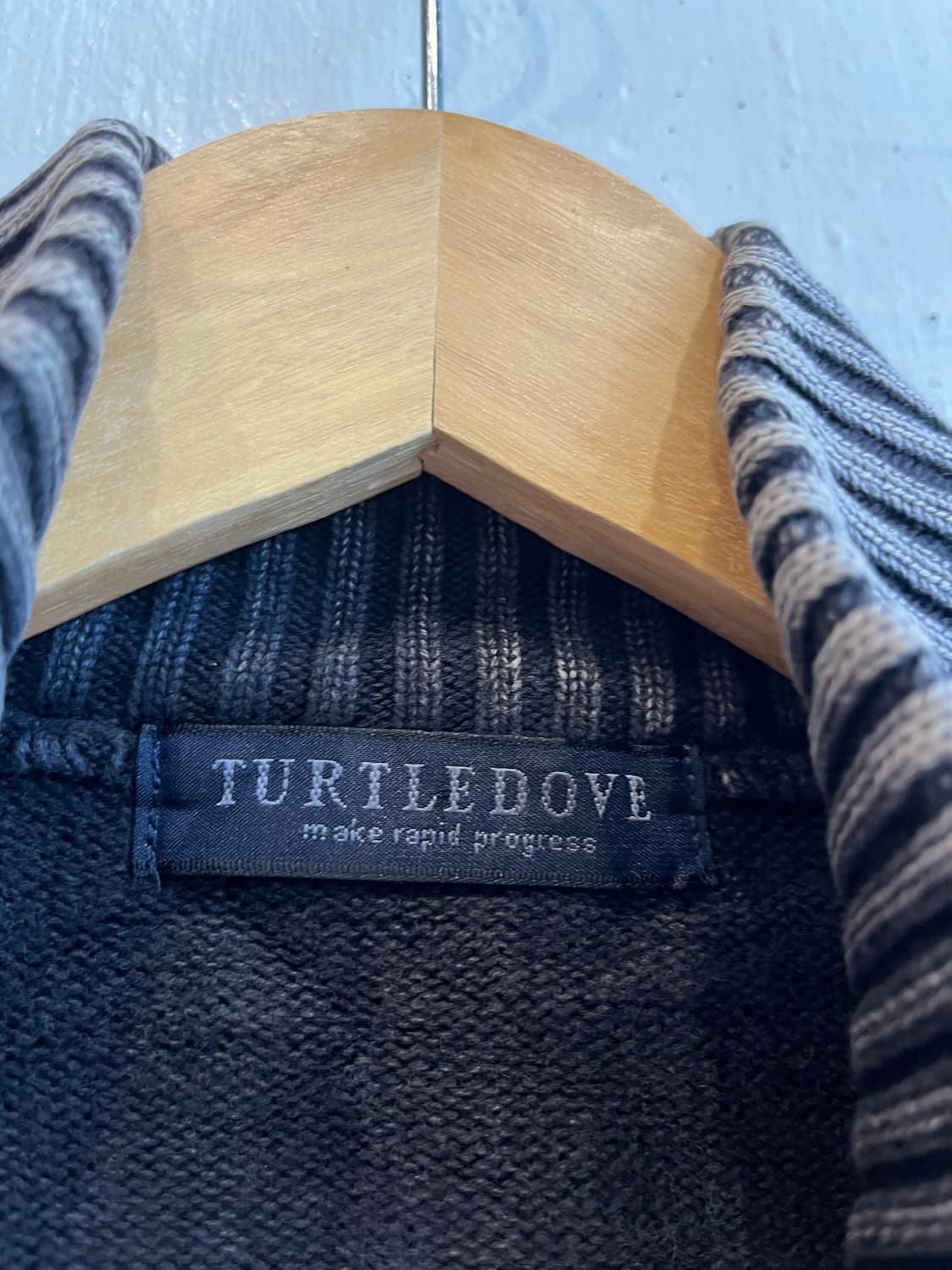 TURTLEDOVE JPN 니트집업 베스트 우먼즈 상품이미지4