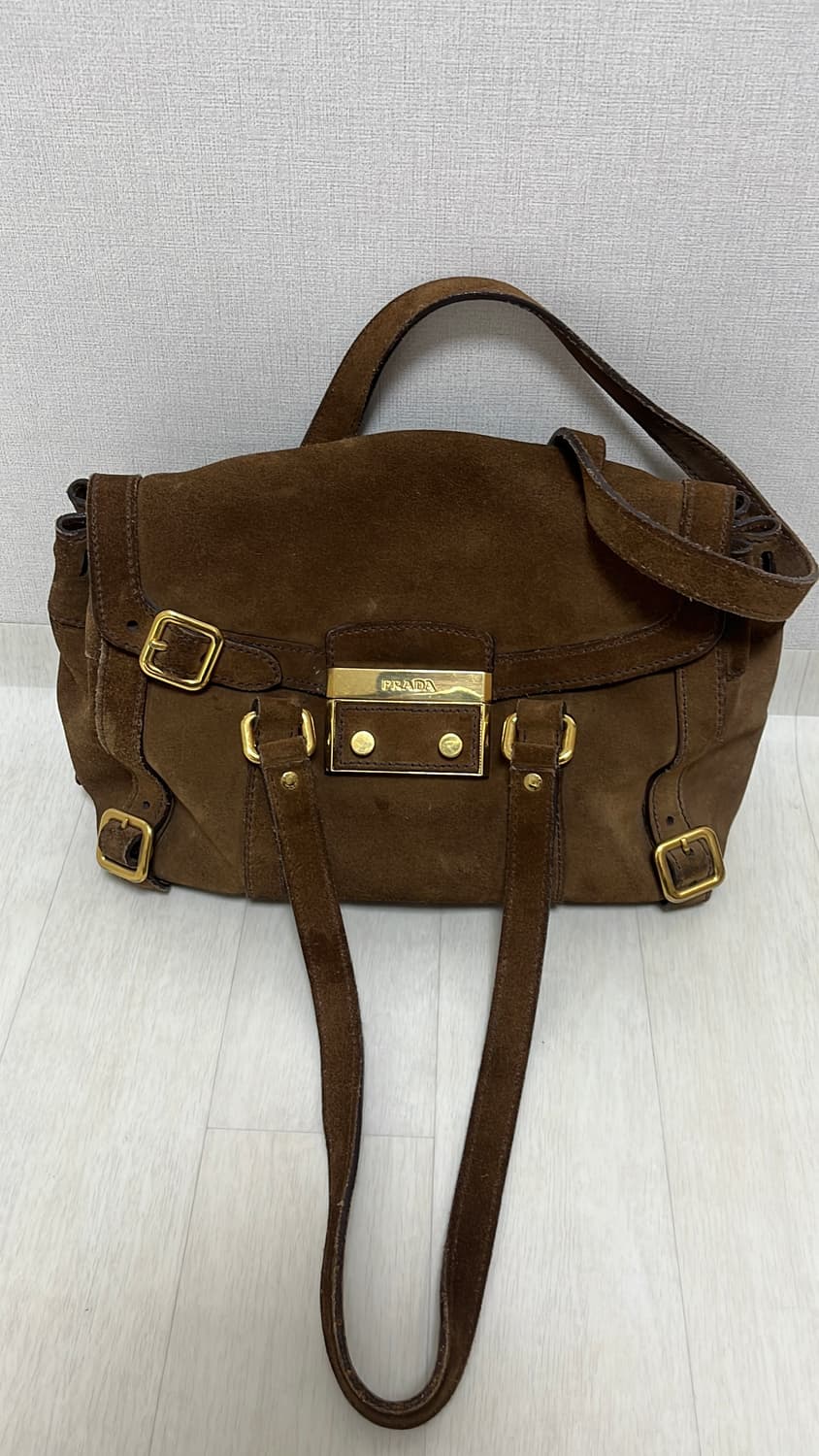  프라다 스웨이드 숄더백 정품  상품이미지1