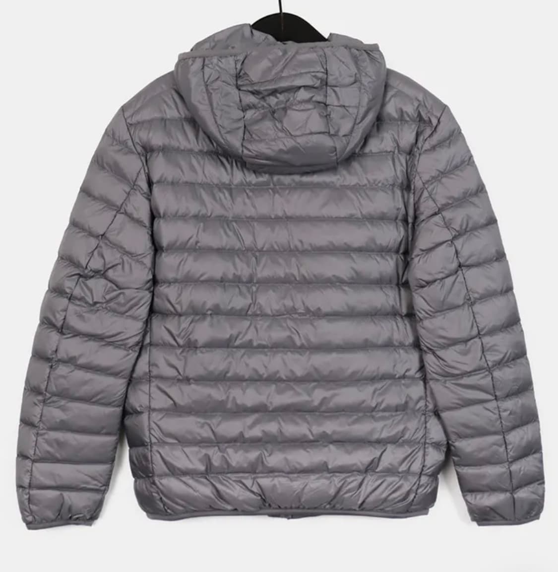 넥시 울트라 라이트 다운 후드 경량 패딩 그레이 상품이미지5