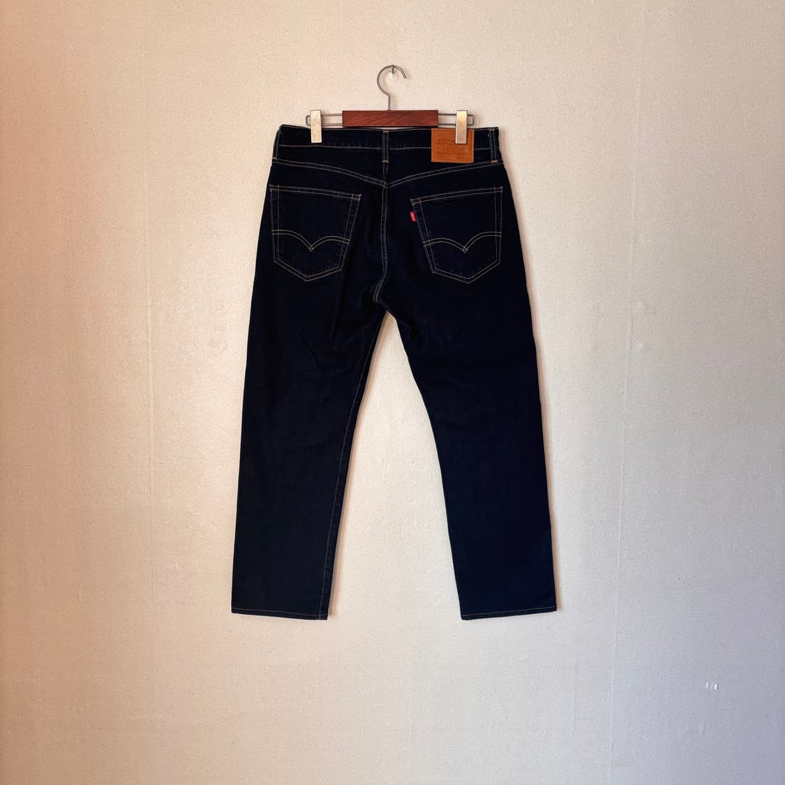 리바이스 502 청바지 진청 32 데님 오리지널 레드탭 프리미엄 상품이미지1