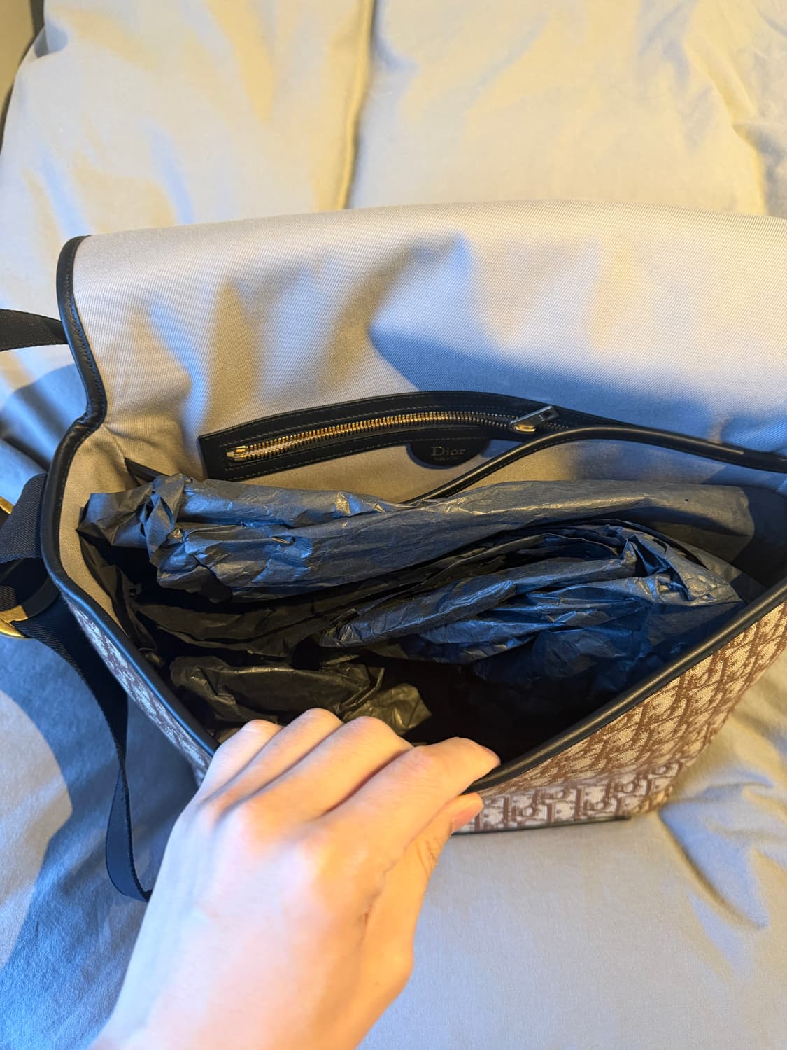 [거의새것]디올 제트 플랩 메신저 백 M 상품이미지7