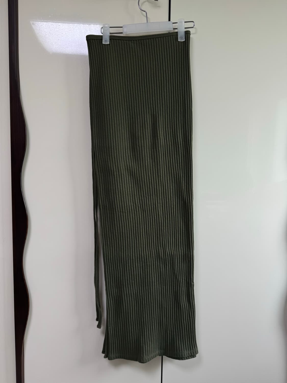 베이스레인지 브리그 스커트 카키 M 상품이미지4