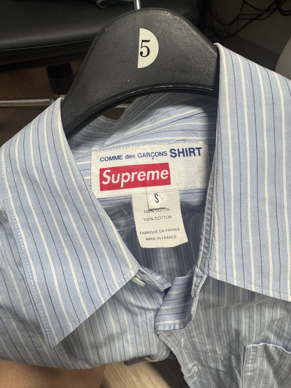슈프림 x 꼼데가르송 셔츠 상품이미지2