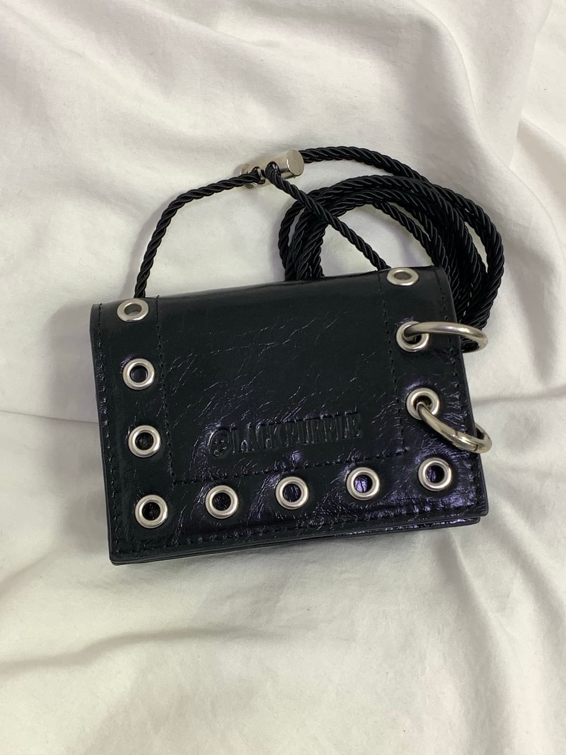 블랙퍼플 타카라 멀티 아일렛 카드지갑 크로스백 블랙 상품이미지3