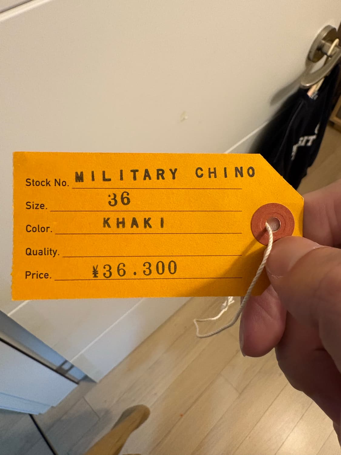 타임원클로딩 부처라인 아미 치노 상품이미지8