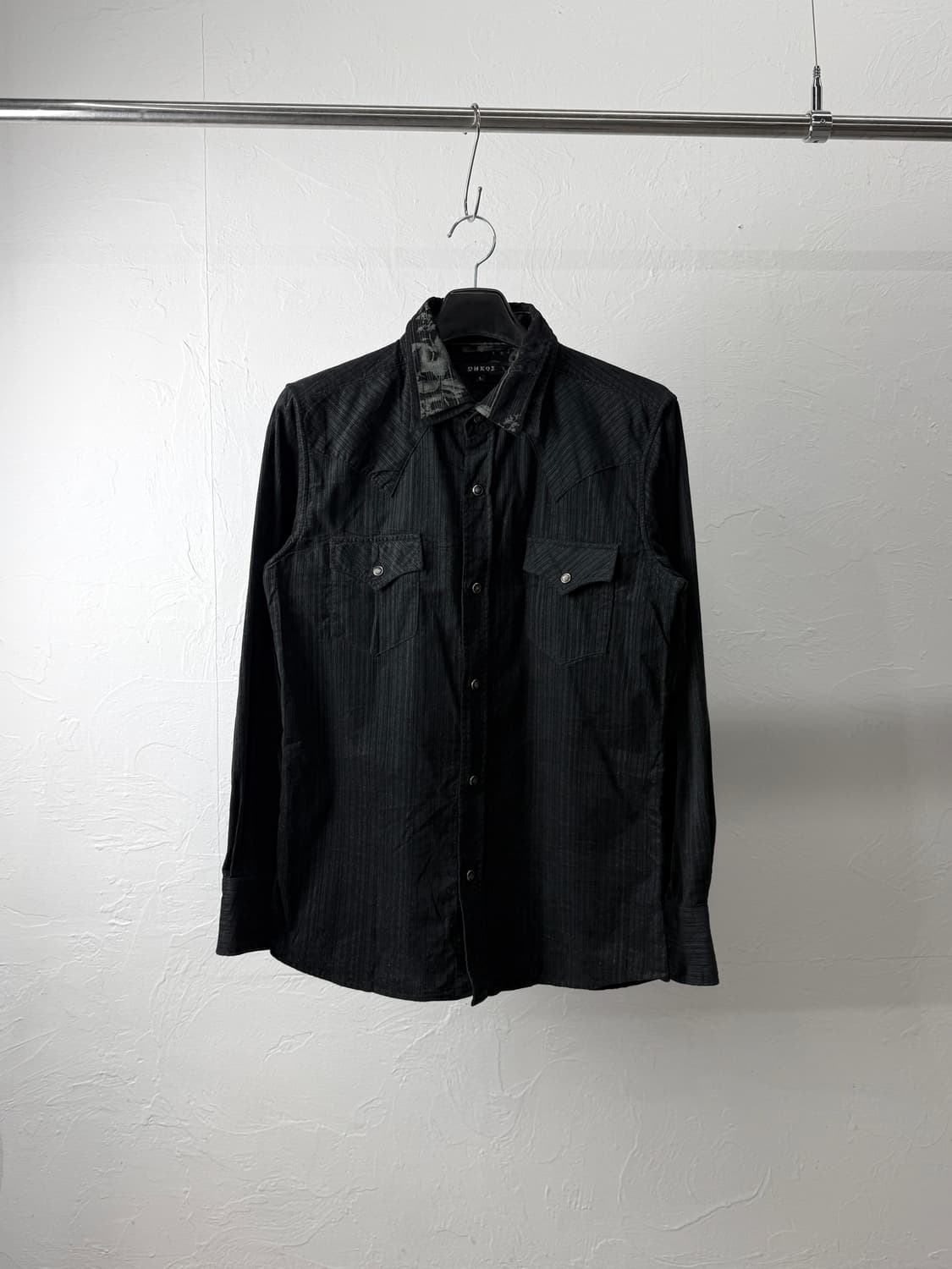 Omkoe 코듀로이 레이어드 셔츠 상품이미지1