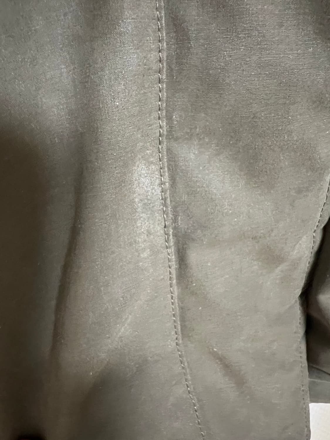 네파 카키 올리브 롱 패딩 자켓 상품이미지5