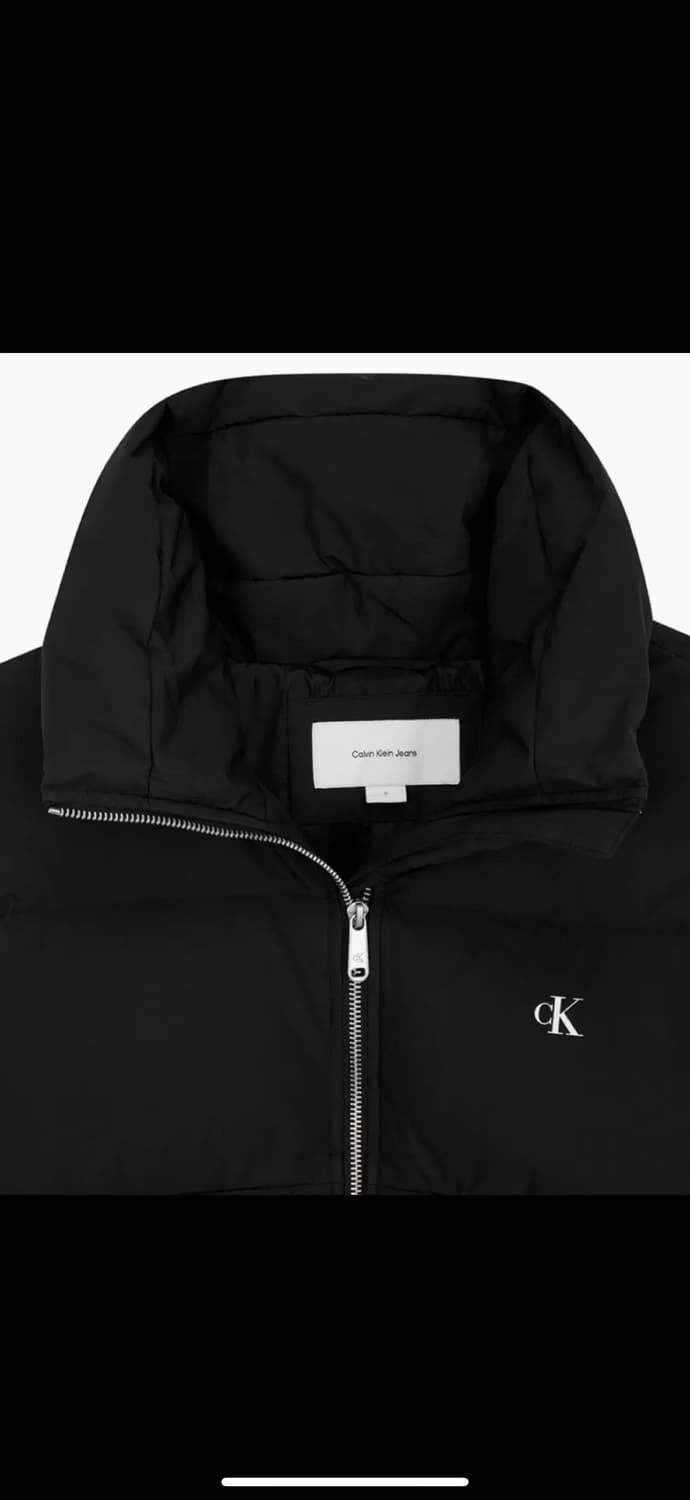 캘빈클라인 여성 볼륨 넥 크롭 푸퍼 제품 판매해요. 상품이미지5