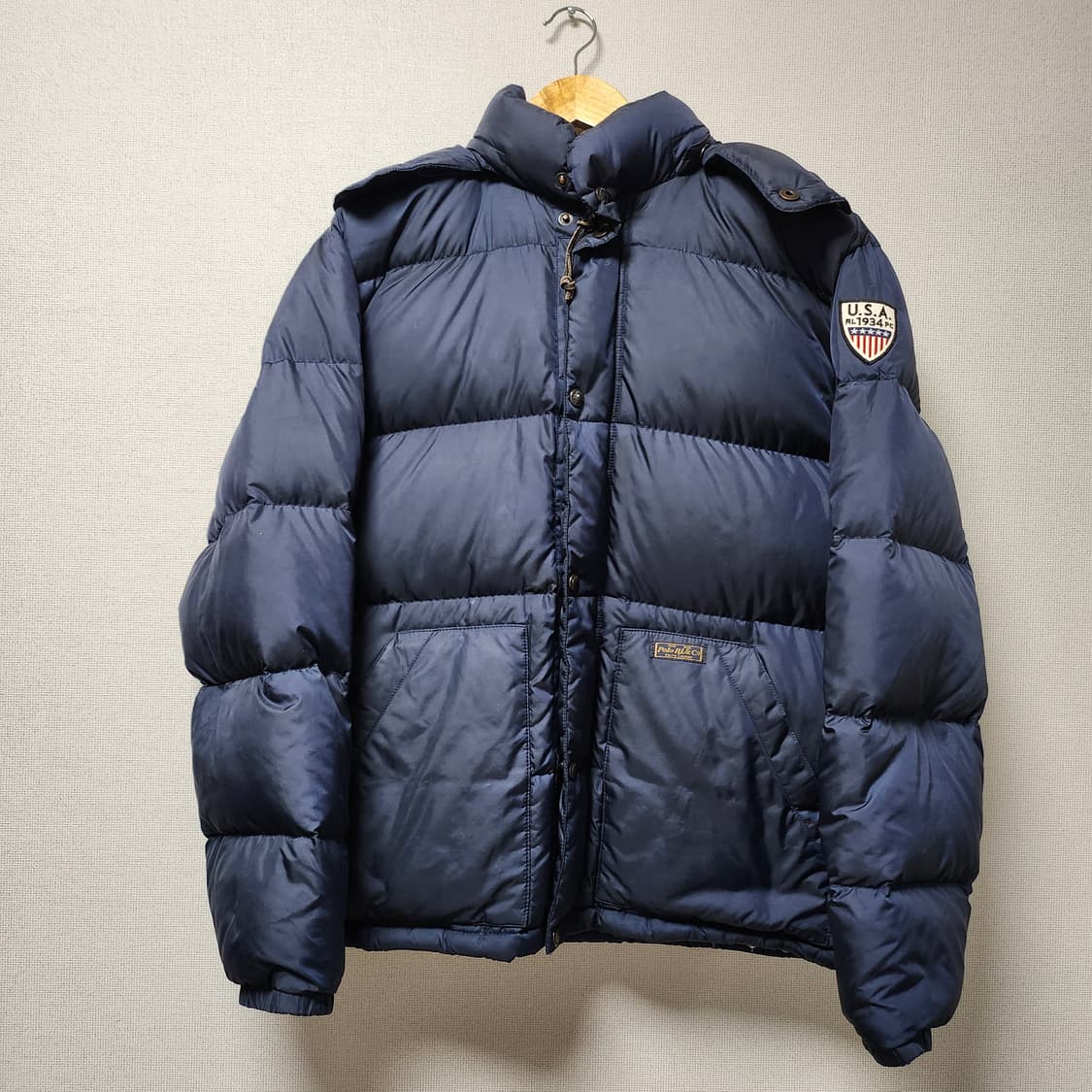 [L] 폴로 랄프로렌 성조기 덕다운 푸퍼 패딩 점퍼 상품이미지1