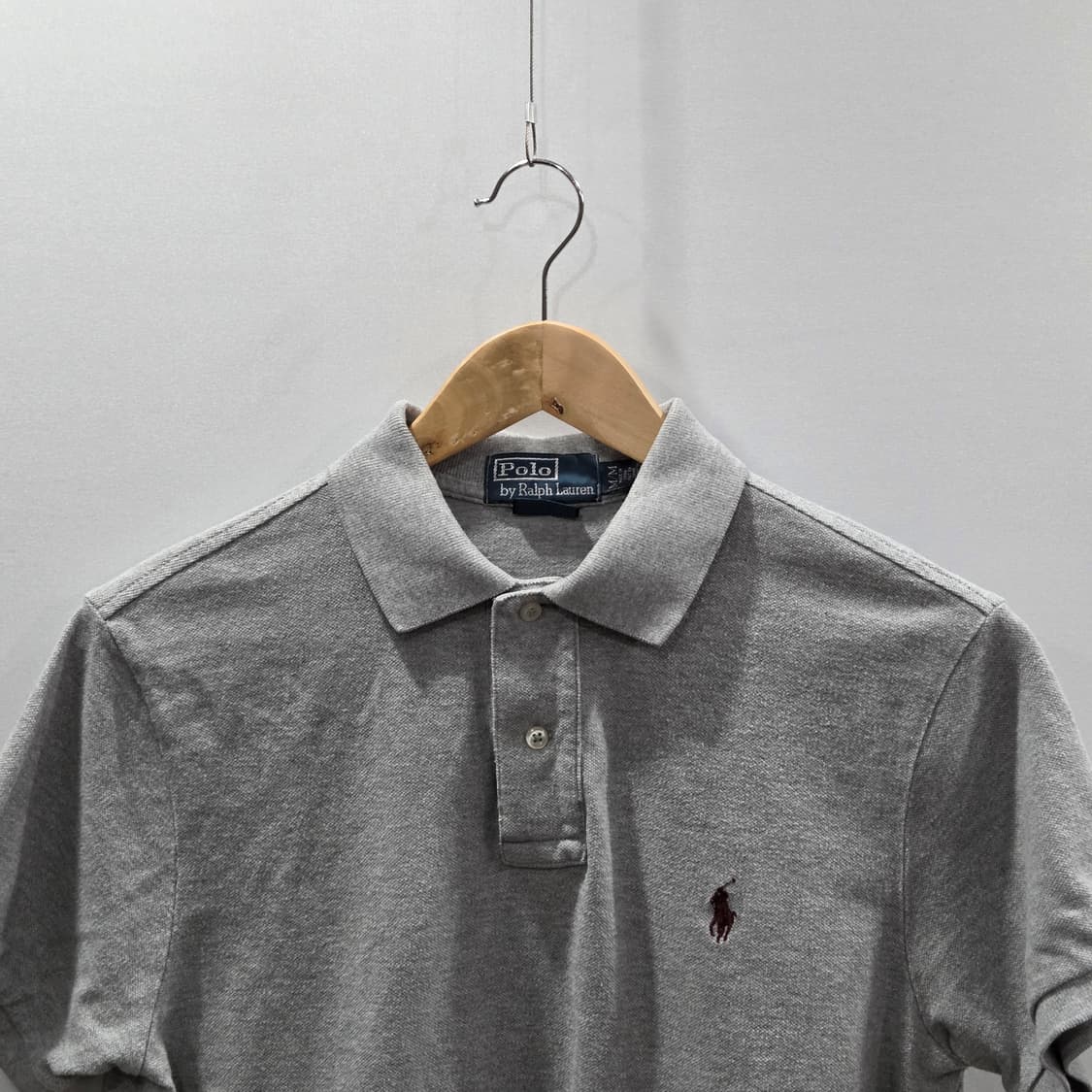 폴로랄프로렌 피케 카라 반팔티 그레이 M 상품이미지2