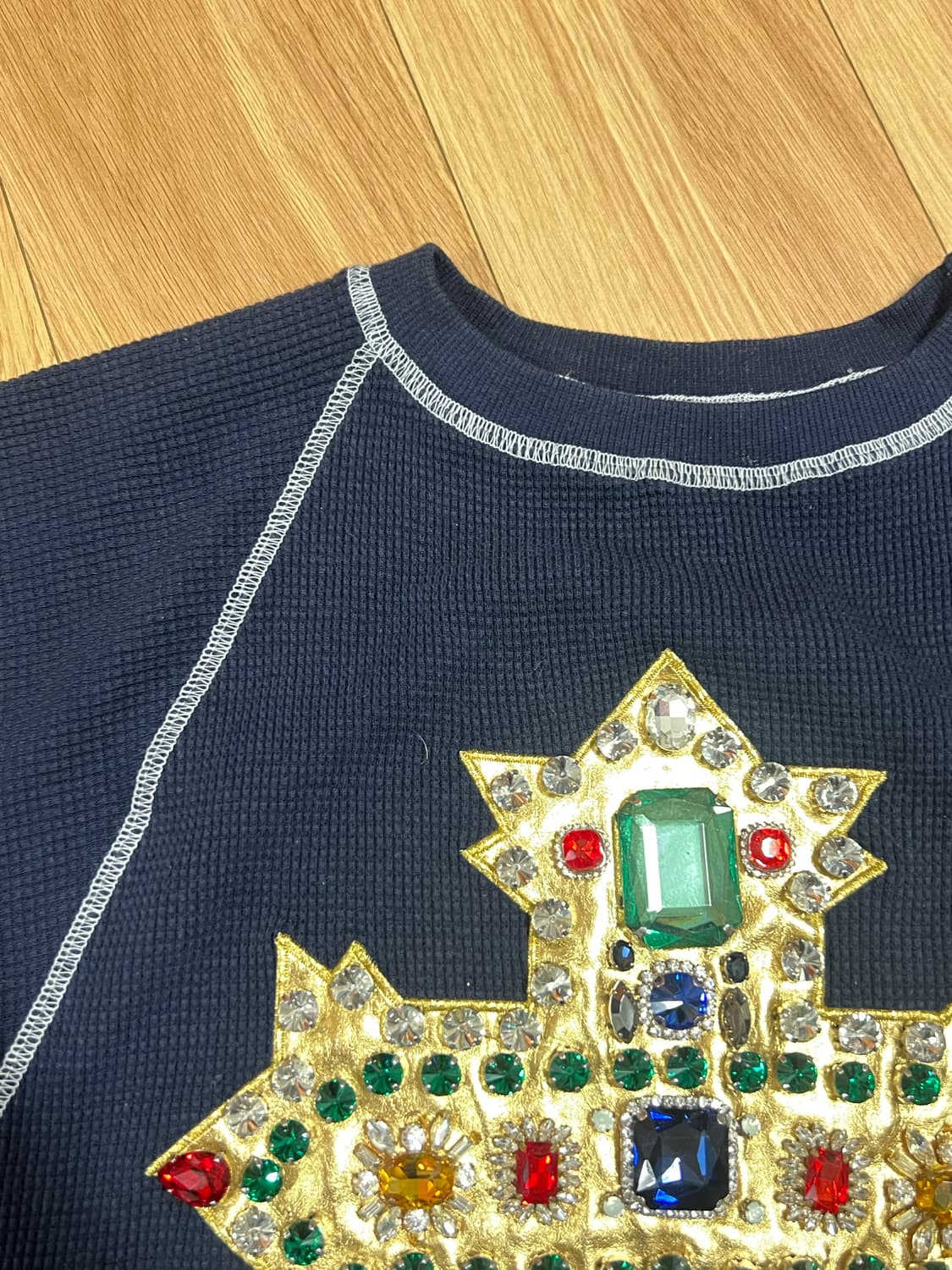 푸시버튼 큐빅 슬리브리스 코튼탑 상품이미지4