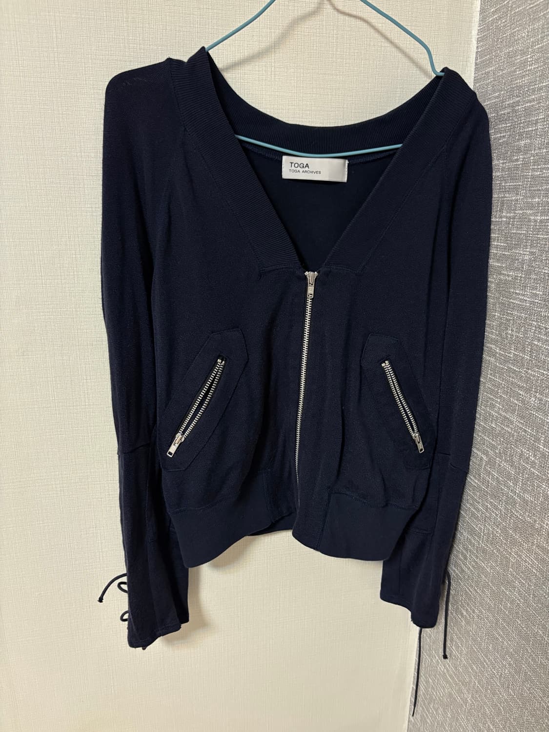 (S) 토가 지퍼 가디건  상품이미지1
