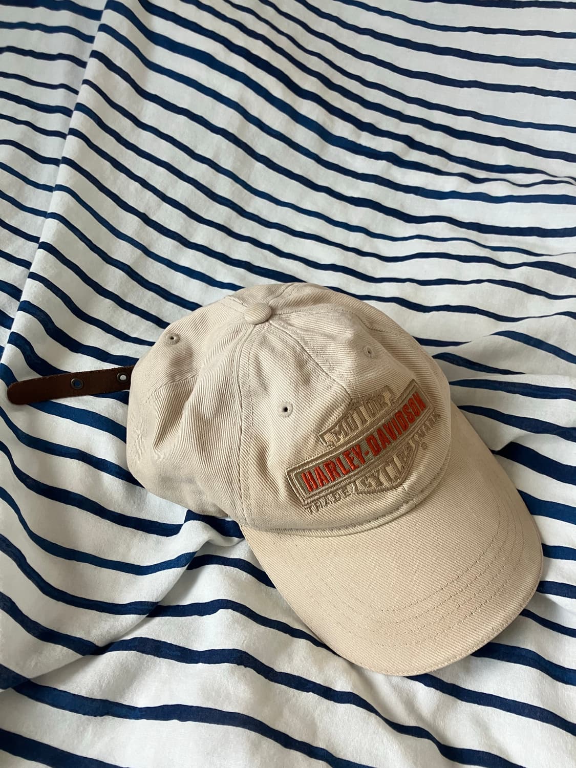 할리데이비슨 크림 캡 / 가죽 스트랩  상품이미지5