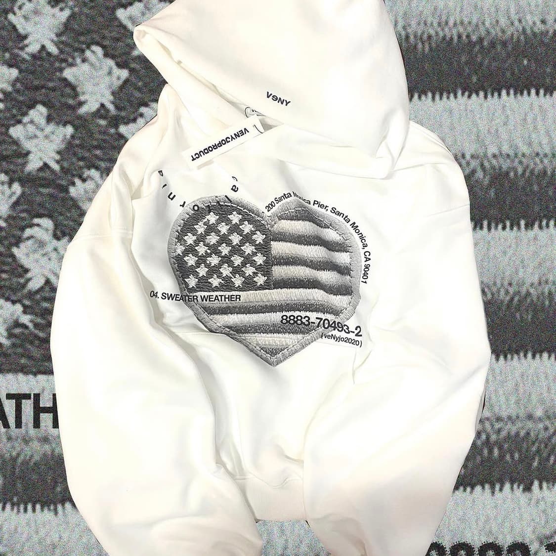 venyjoproduct 베니조프로덕트 후드티 화이트 상품이미지4