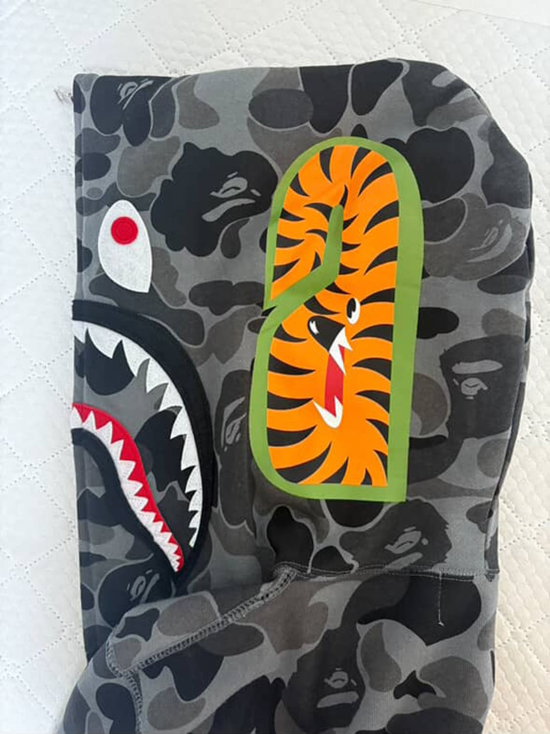 베이프 후드집업 / 그레이 L 상품이미지3