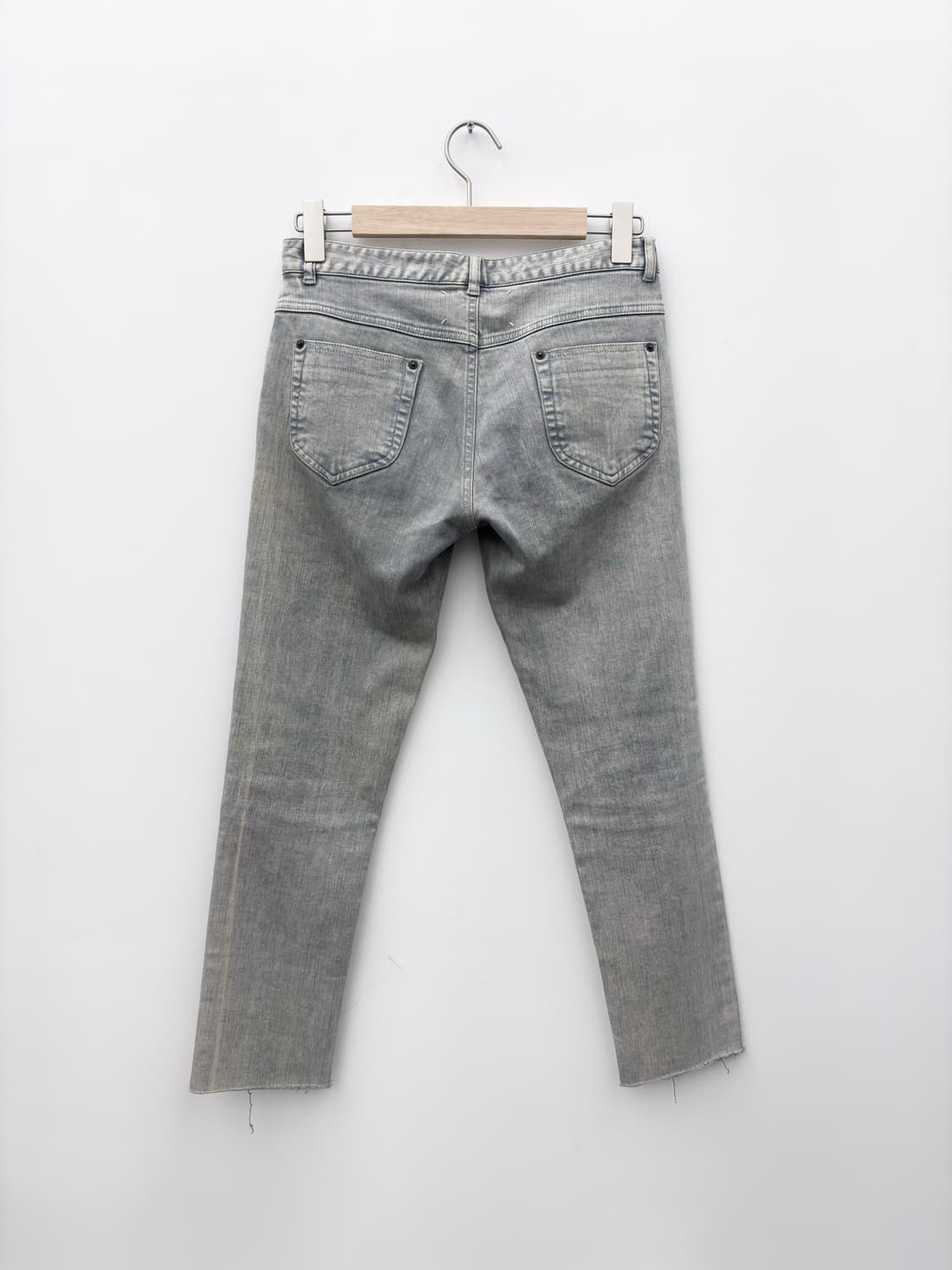 LINE 1 STONE WASHED DENIM CROP PANTS 상품이미지5