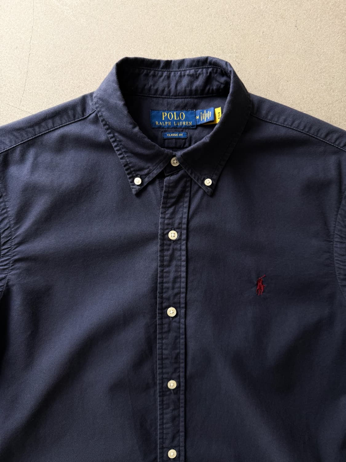 Polo Ralph Lauren Navy Cotton Shirt 상품이미지3