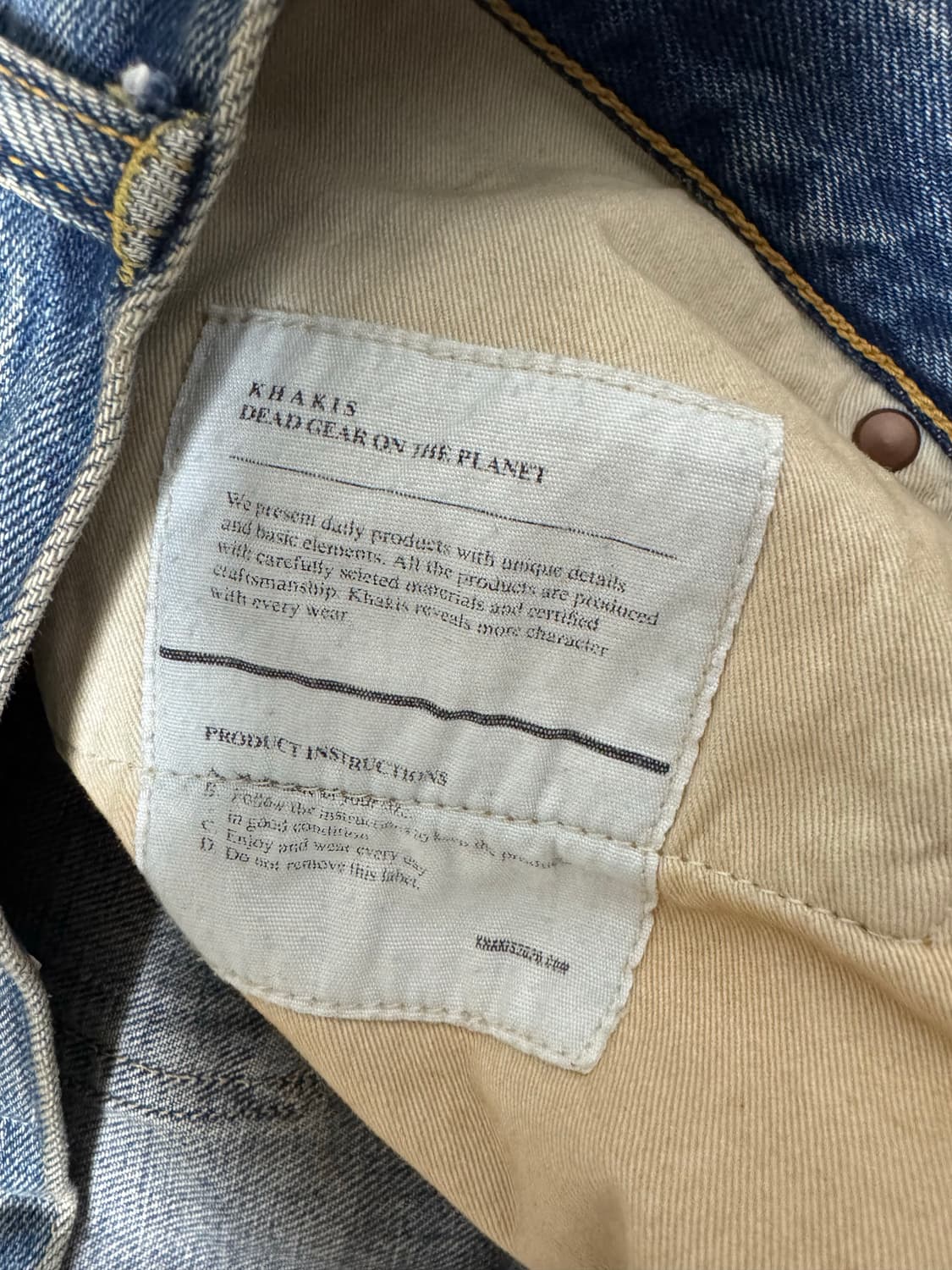 카키스 크로프트 릴랙스드 진 미드 블루 상품이미지5