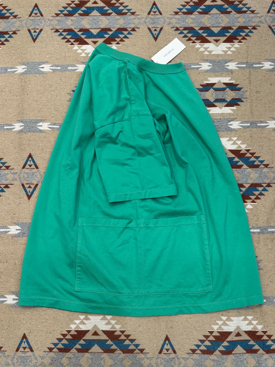 [L] 나나미카 마운틴 오가닉 야마 포켓티 그린 상품이미지7