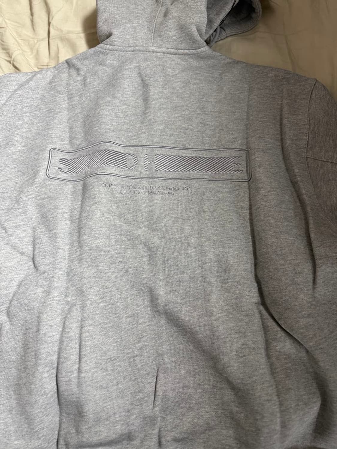 솔리드옴므 백로고 후드집업 상품이미지4