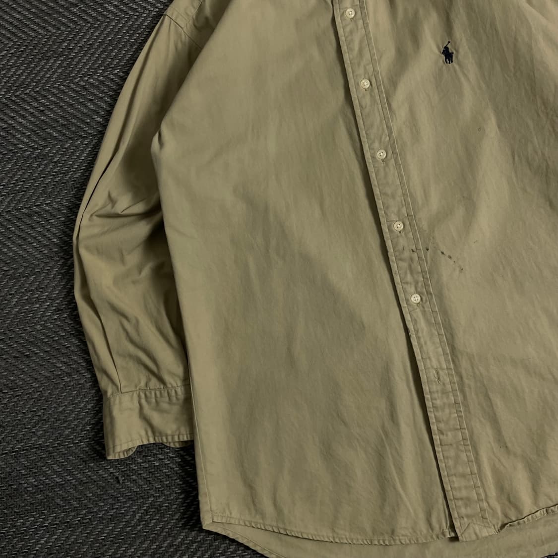 폴로 랄프로렌 포니 로고 옥스포드 셔츠 베이지y 3838 상품이미지4