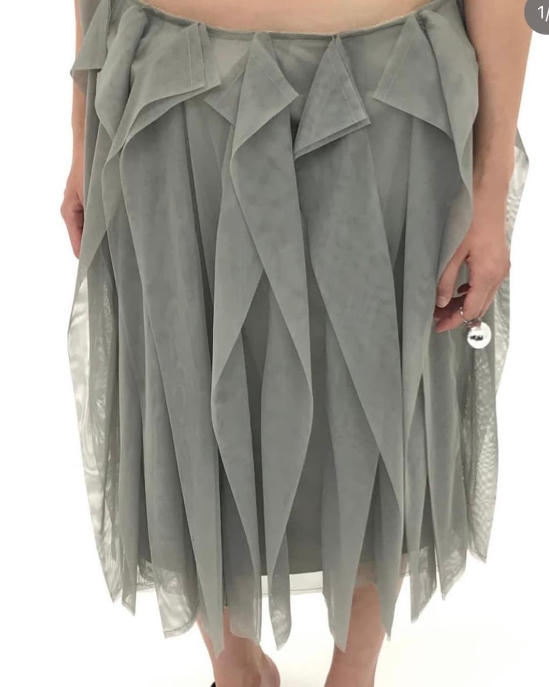 Eonts fog shasha skirt black 2 상품이미지4