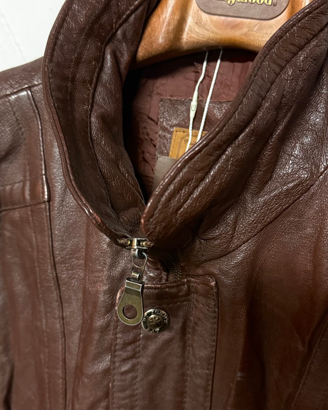 세인트 존스 베이 레더 봄버 자켓 L 상품이미지4