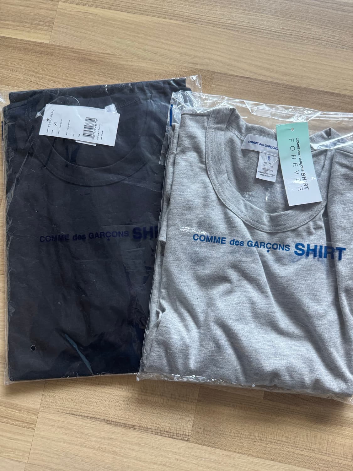 꼼데가르송 셔츠 Forever T-shirt 그레이/네이비 상품이미지4