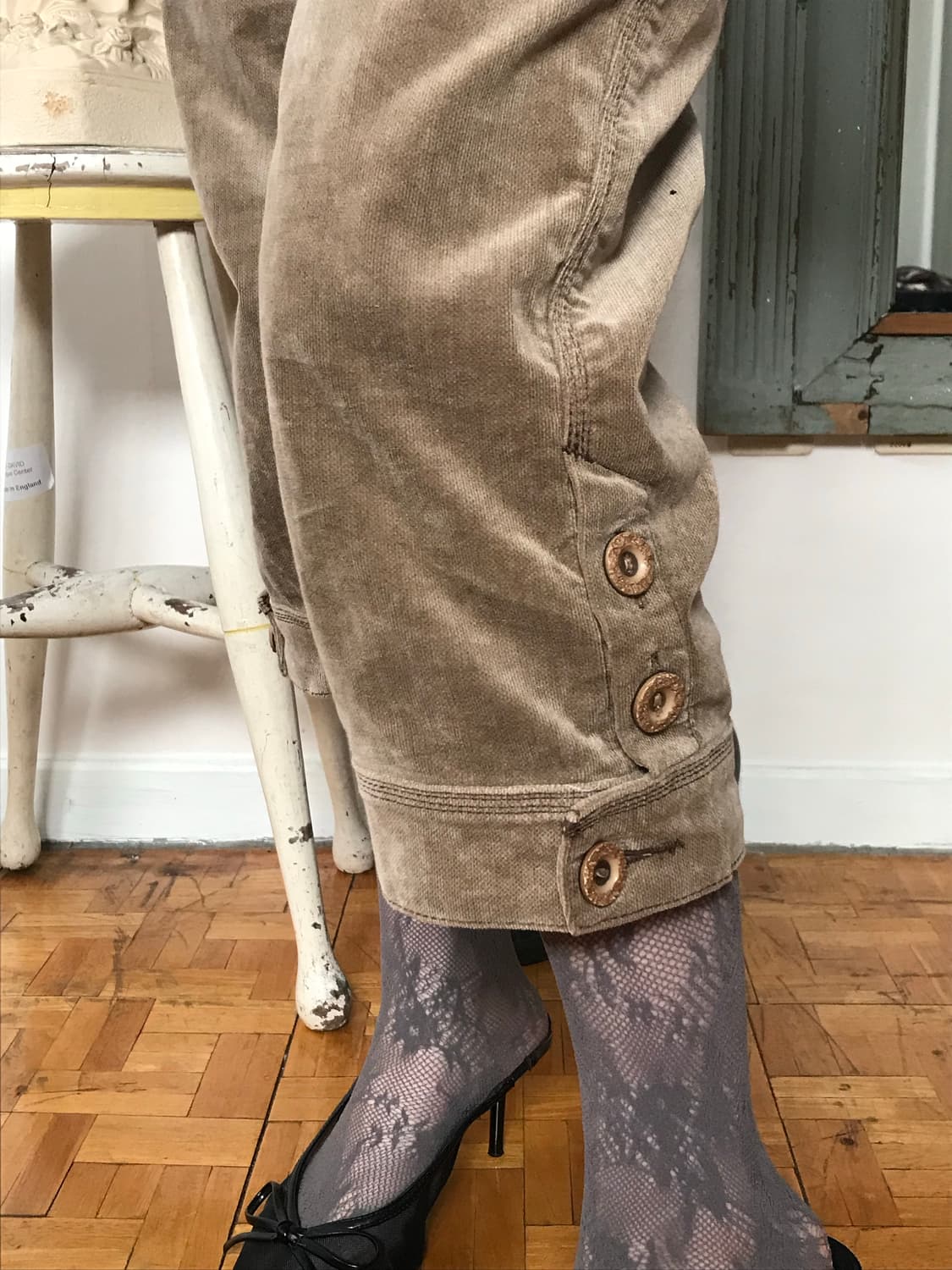 vintage corduroy button pants (29inch) 상품이미지6