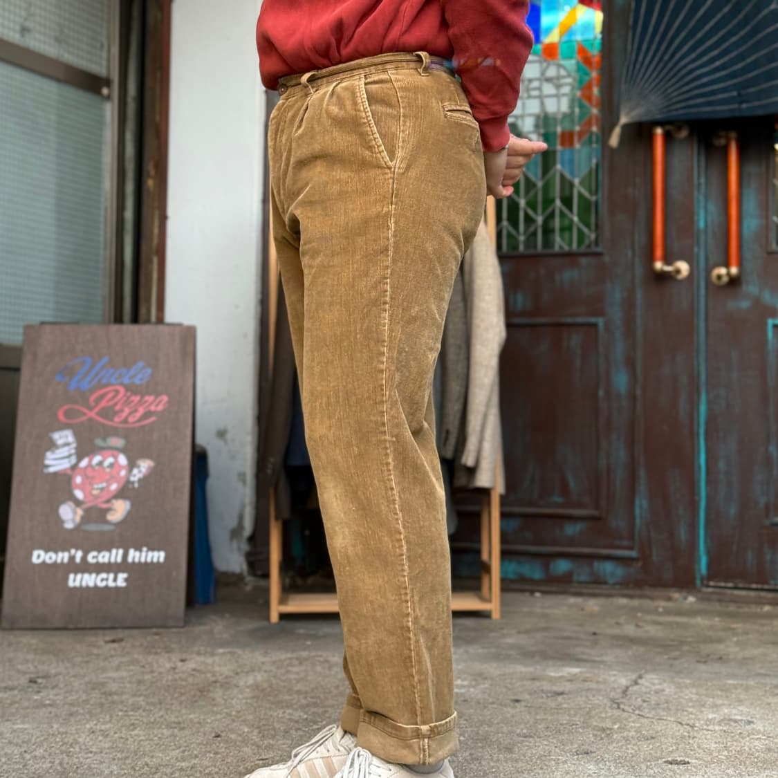 Ajman 투턱 코듀로이 팬츠 32 상품이미지8