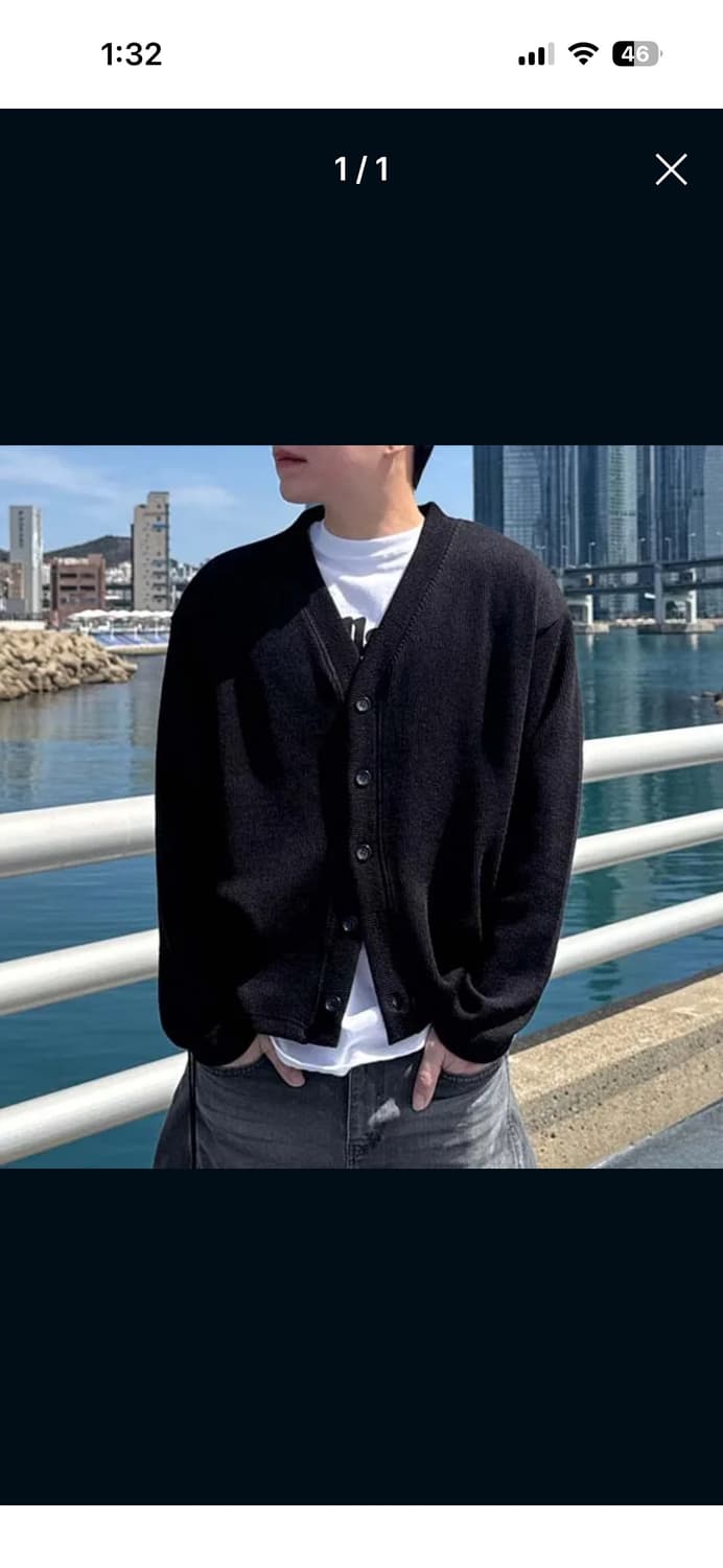 네이비 가디건 프리사이즈 상품이미지1