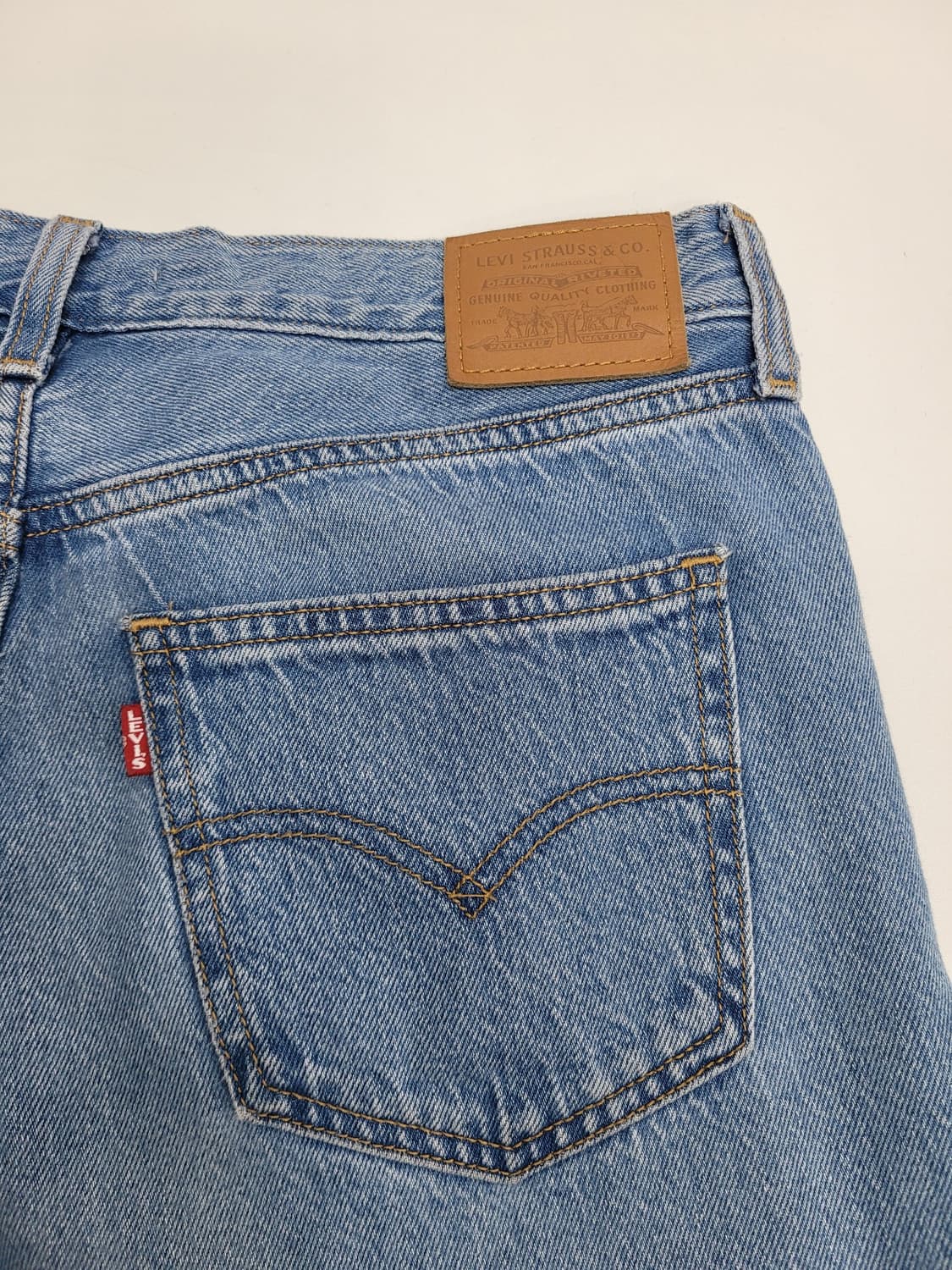 LEVI'S 20FW 프리미엄 루즈 스트레이트핏 청바지 / 여 28 중청 상품이미지5