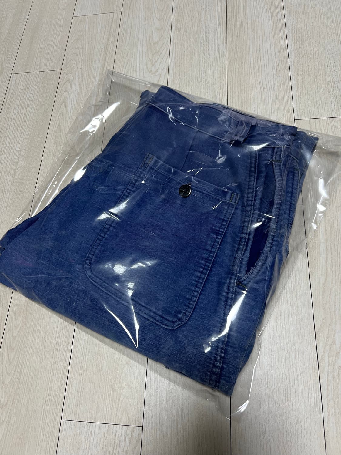 80s빈티지에이징 프렌치워크팬츠 몰스킨 약33사이즈 상품이미지10